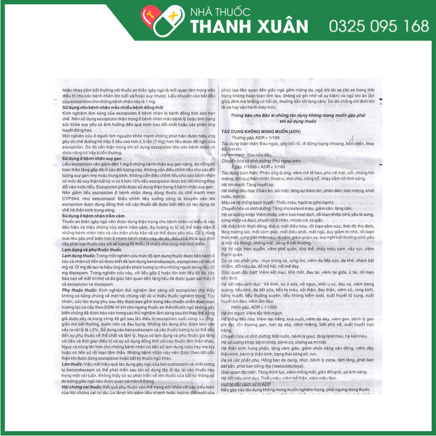 Neuractine 2mg thuốc điều trị triệu chứng mất ngủ
